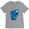 night sky projector V-Neck Tee
