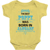 The Best Poppy Was Born In January Baby Onesie