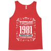 vintage made in 1981 perfectly aged a living legend Tank Top