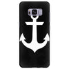 anchor black sailor vintage style navy nautical Samsung Galaxy S8 Plus