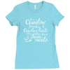 she's country from her cowboy boots Ladies Fitted T-Shirt