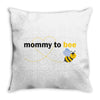 Mommy to Bee Baby Boy Throw Pillow