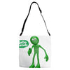green man dance says hello 2018 Adjustable Strap Totes