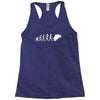 'evolution motorcycle' funny Racerback Tank