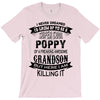 Super Cool Poppy Of A Freaking Awesome Grandson T-Shirt