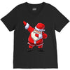 Santa Dabbing V-Neck Tee