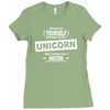 be yourself unless you can be a unicorn Ladies Fitted T-Shirt