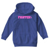 fighter breast cancer Youth Hoodie