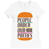 poop Ladies Fitted T-Shirt