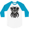 demon wolf 3/4 Sleeve Shirt