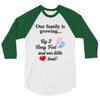 Our Family is Growing 3/4 Sleeve Shirt