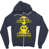 battle bus victory royale Zipper Hoodie
