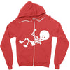 baby skeleton Zipper Hoodie