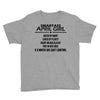 Smartass April Girl Youth Tee