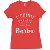 l homme parfait est barbu Ladies Fitted T-Shirt
