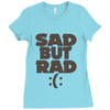 sad but rad girls Ladies Fitted T-Shirt