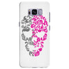 two coloured patterned skull   mens funny Samsung Galaxy S8 Plus