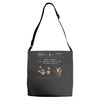 the holy grail is in another castle Adjustable Strap Totes