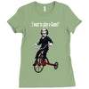 saw trike play a game horror bike Ladies Fitted T-Shirt
