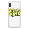 this is fine iPhoneX