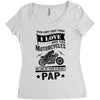 There Aren't Many Things I Love More Than Motorcycles Women's Triblend Scoop T-shirt