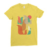 FLOCK OF BIRDS Ladies Fitted T-Shirt