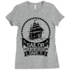 Sailor Life Is Adventure Dare It Ladies Fitted T-Shirt