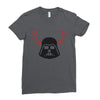 darth vader reindeer Ladies Fitted T-Shirt