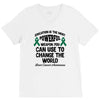 education is the most powerful weapon you can use to change the world V-Neck Tee