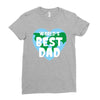 World's Best Dad Looks Like Ladies Fitted T-Shirt