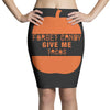 halloween forget candy give me tacos pumpkin Pencil Skirts