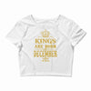 kings are born in december Crop Top