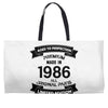 Premium Vintage  1986 Weekender Totes