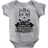 I Am Cat Actually In A Very Commited Relationship Baby Onesie