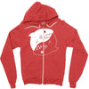 yin yang shark Zipper Hoodie