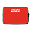 cleverly disguised as a responsible Laptop sleeve