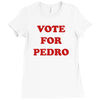 napoleon dynamite   vote for pedro Ladies Fitted T-Shirt