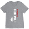 big fan of fast food V-Neck Tee