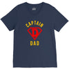 captain dad hero V-Neck Tee