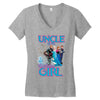 uncle of the birthday girl Women's V-Neck T-Shirt
