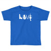 love  funny weapons retro war urban art guns knife cool peace Toddler T-shirt