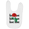 Love Rose Baby Bibs