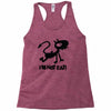 i'm not cat Racerback Tank