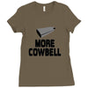 snl more cowbell Ladies Fitted T-Shirt