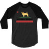 colifornia republic parody pugfornia republic 3/4 Sleeve Shirt