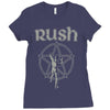 rush vintage starman Ladies Fitted T-Shirt