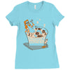 the dude abides Ladies Fitted T-Shirt