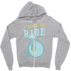 i want to ride my bike Zipper Hoodie