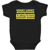 hokey cokey anonymous, ideal birthday gift or present Baby Bodysuit