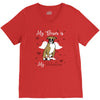my boxer is my valentine1 V-Neck Tee